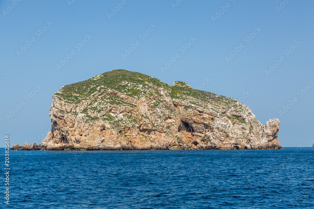 Island Foradada near Alghero, Sardinia
