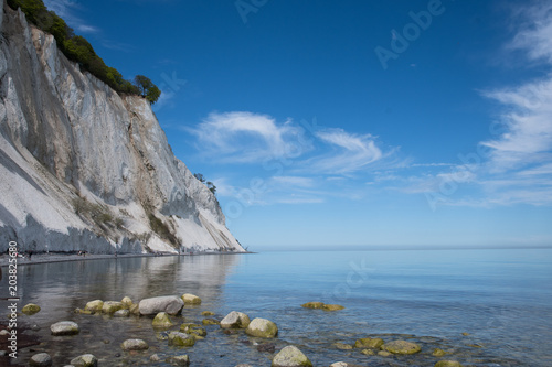 Moens klint chalk cliffs photo