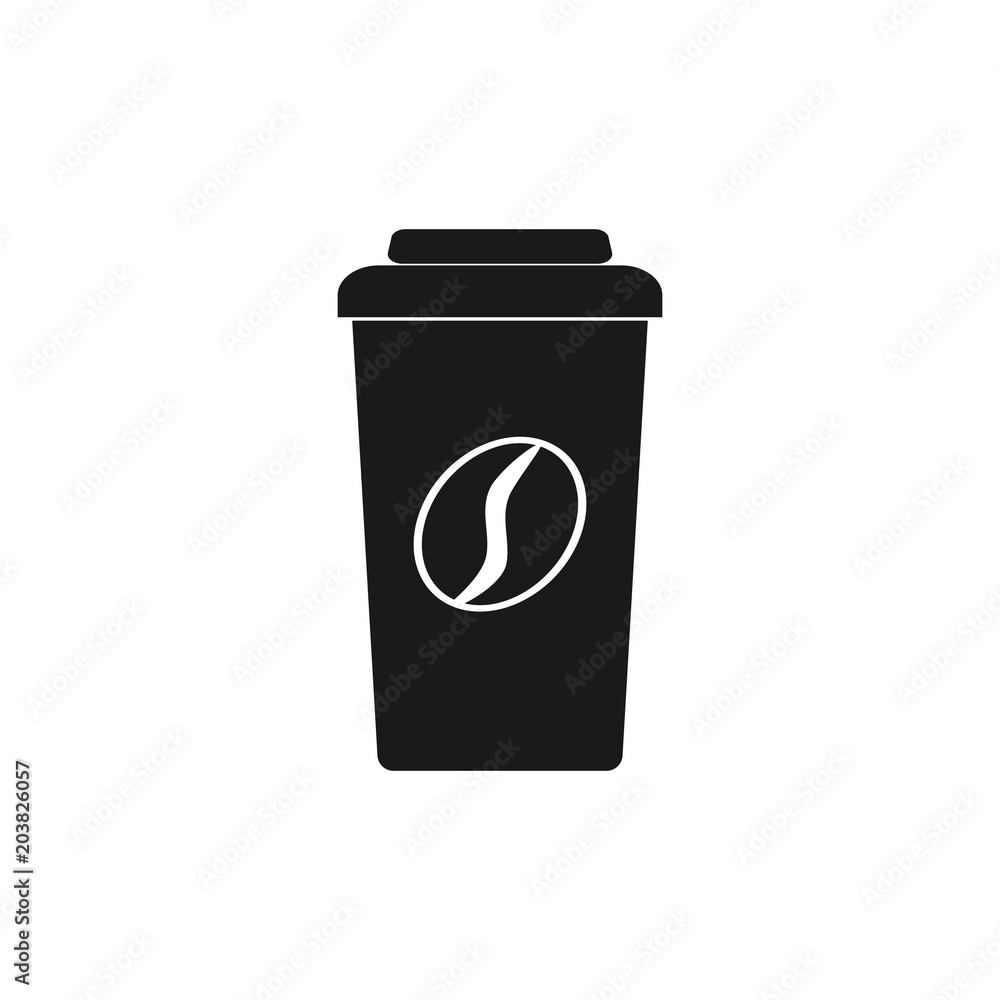 Coffee cup icon. Vector illustration. Coffee cup icon. Vector illustration.