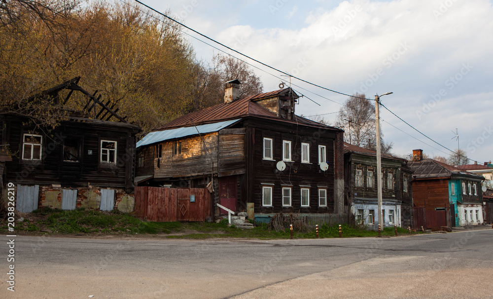 Old houses in Vladimir, Russia. Old houses in Vladimir, Russia.