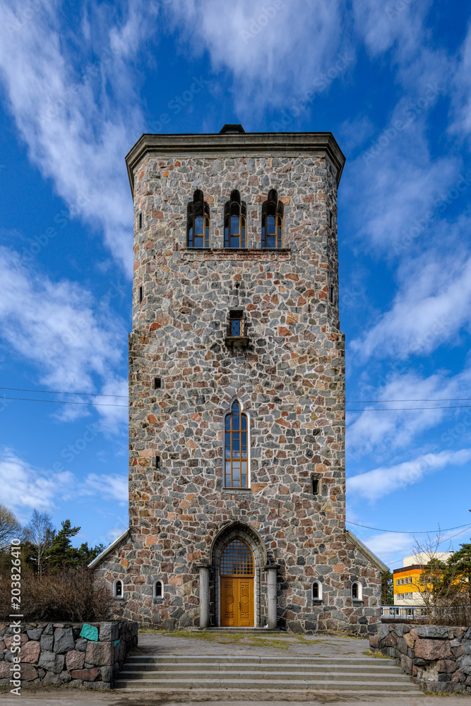 Fototapeta premium Lutheran Church in Priozersk, Russia.