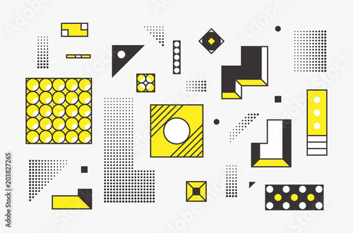 Universal trend linear geometric shapes