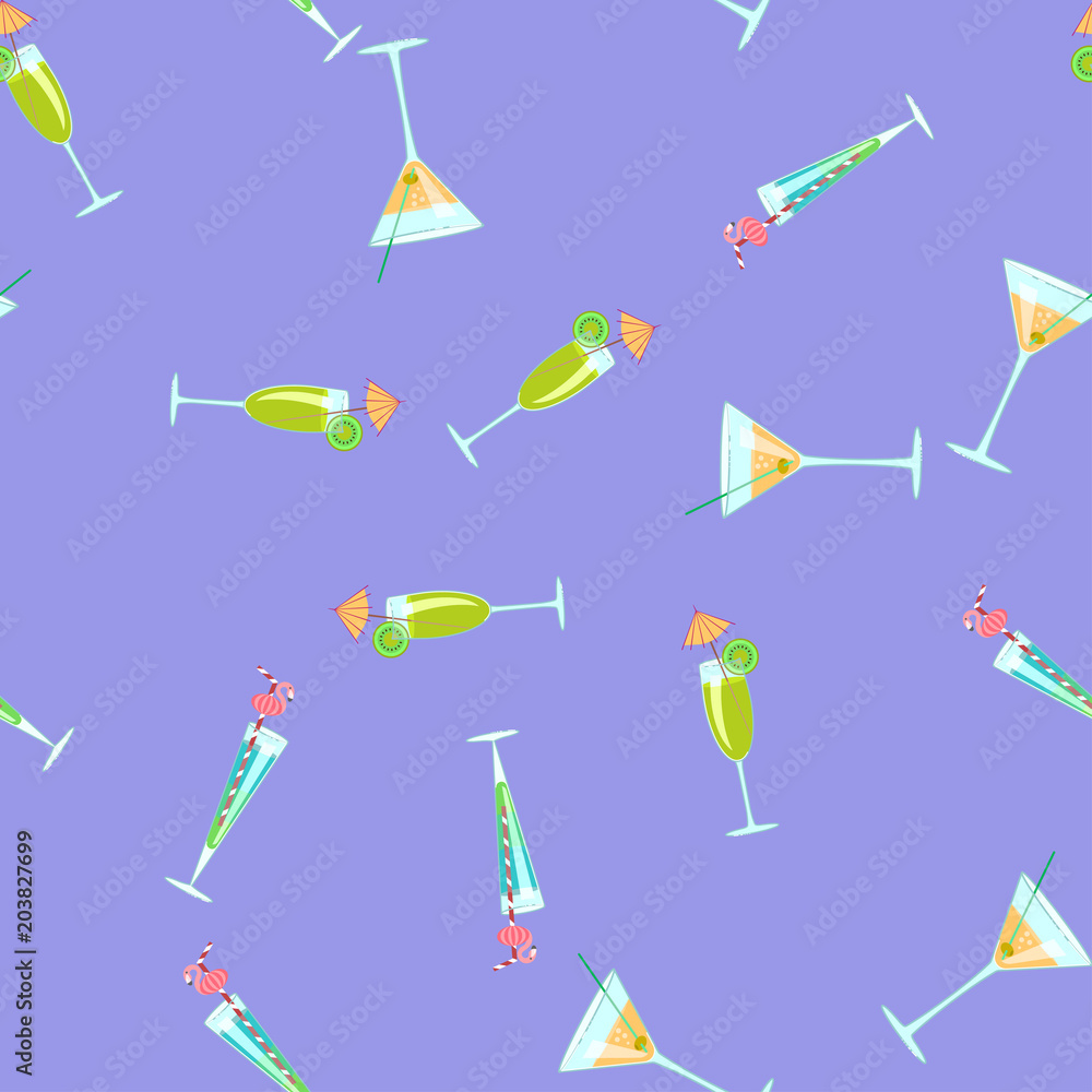 Naklejka premium colored seamless pattern