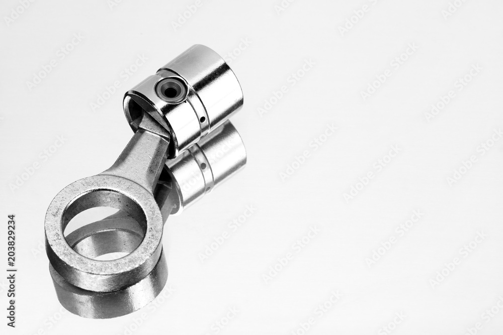 piston on a bright surface piston on a bright surface