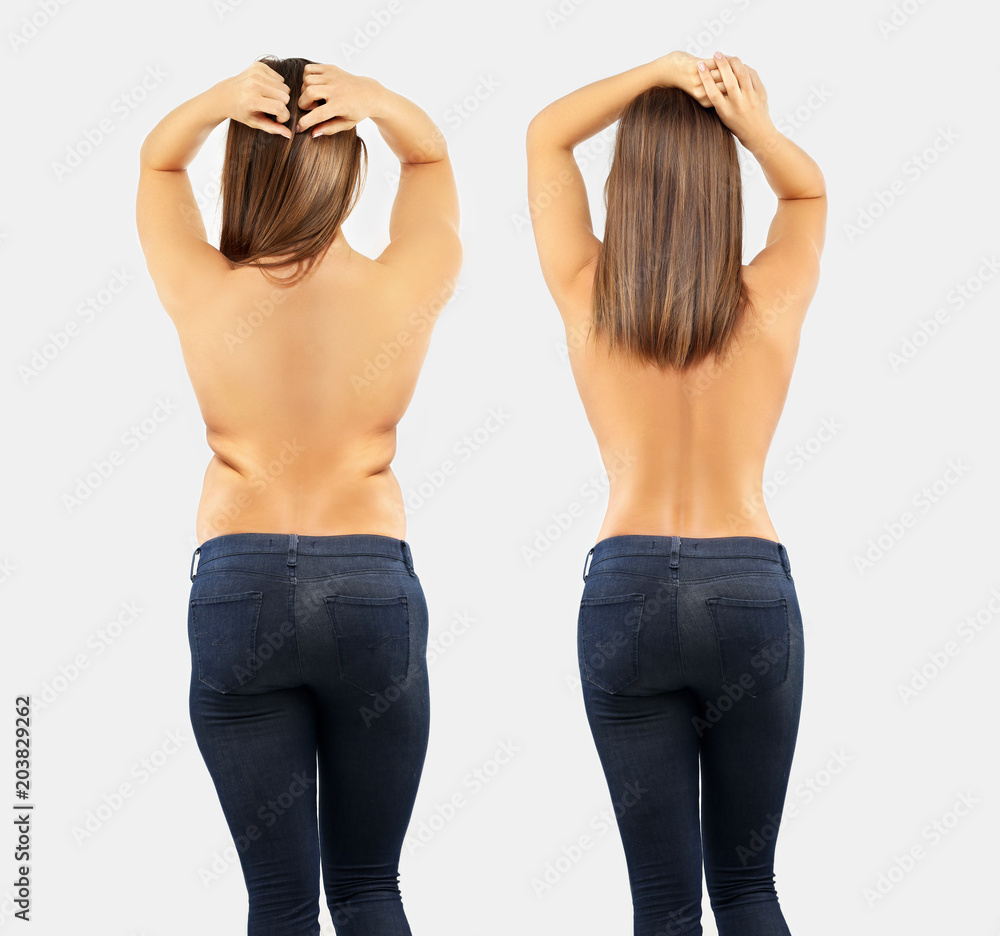 Naklejka premium Weight loss, diet