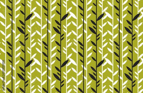 simple flat tropical bamboo pattern