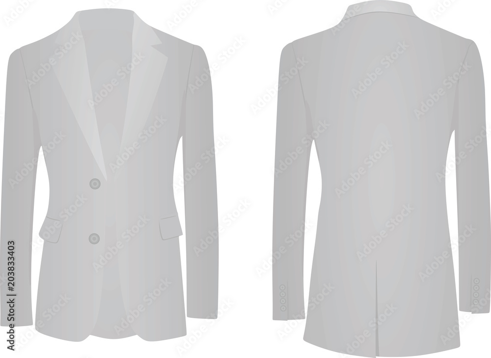 Grey tuxedo. vector illustration Grey tuxedo. vector illustration