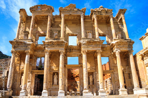 The ancient city of Ephesus in Turkey photo