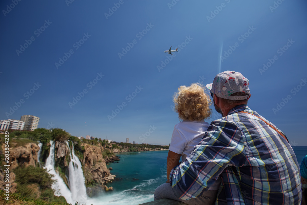 Fototapeta premium Waterfall Duden at Antalya, Turkey