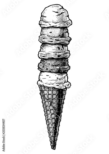 ice cream tower