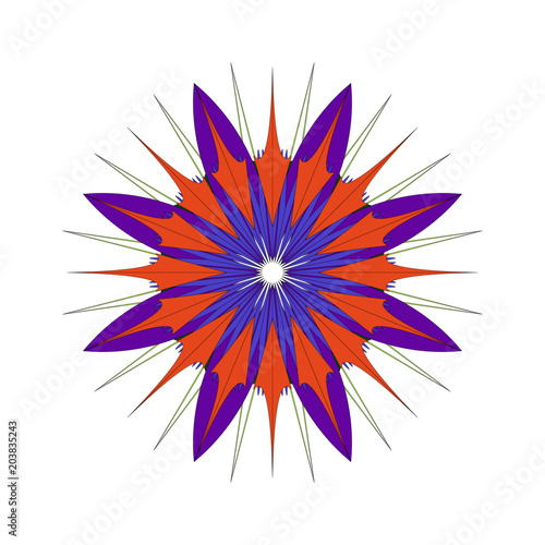Farbenfrohes Mandala