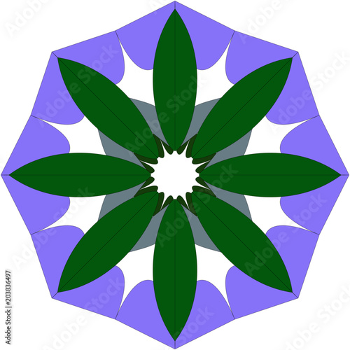 Farbenfrohes Mandala