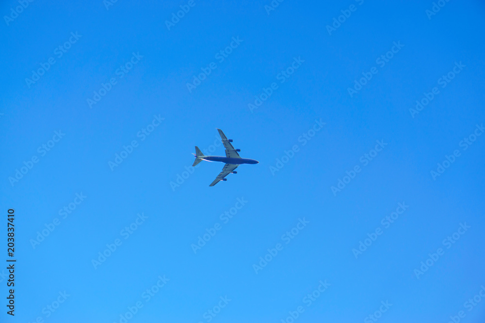 Airplane on the sky Airplane on the sky