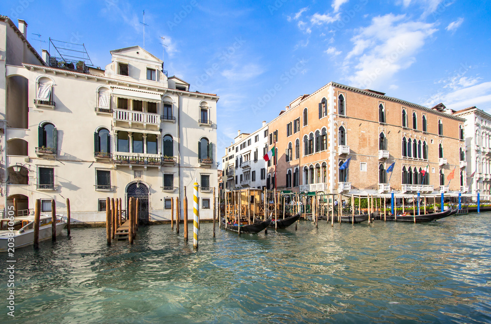 Palaces on Grand Canal, Venice, Italy