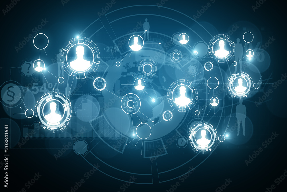 custom made wallpaper toronto digitalDigital business interface wallpaper