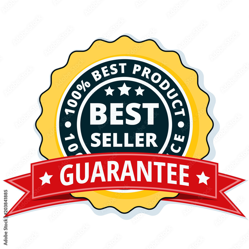 Best Seller label illustration Best Seller label illustration