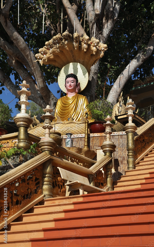 Obraz premium Tinh xa ngoc bich monastery in Vung Tau. Vietnam