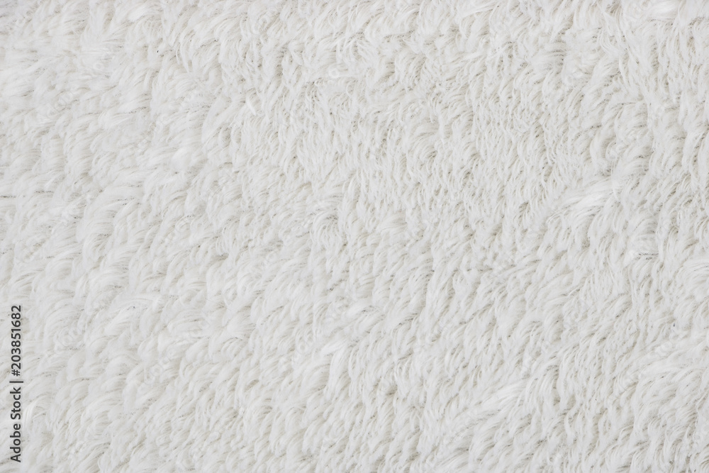 White faux fur texture White faux fur texture