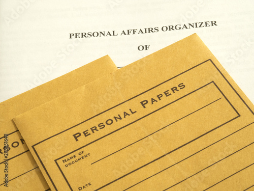 Personal Affairs Organizer