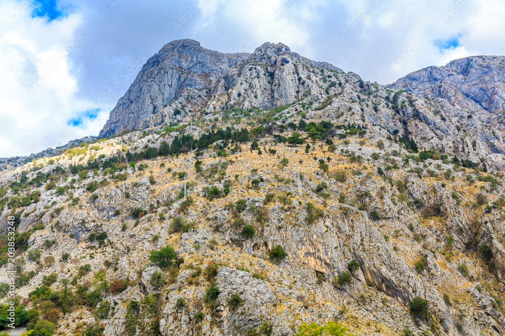 Mountain Tops Behind Kotor