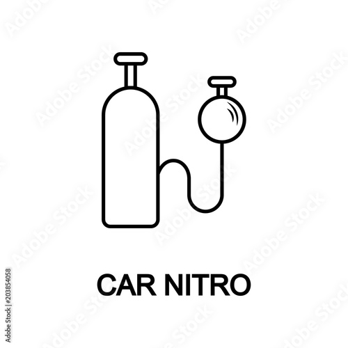 car nitro icon. Element of car repair for mobile concept and web apps. Detailed  icon can be used for web and mobile. Premium icon