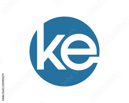 blue circle initial typography typeset typeface alphabet font image vector icon