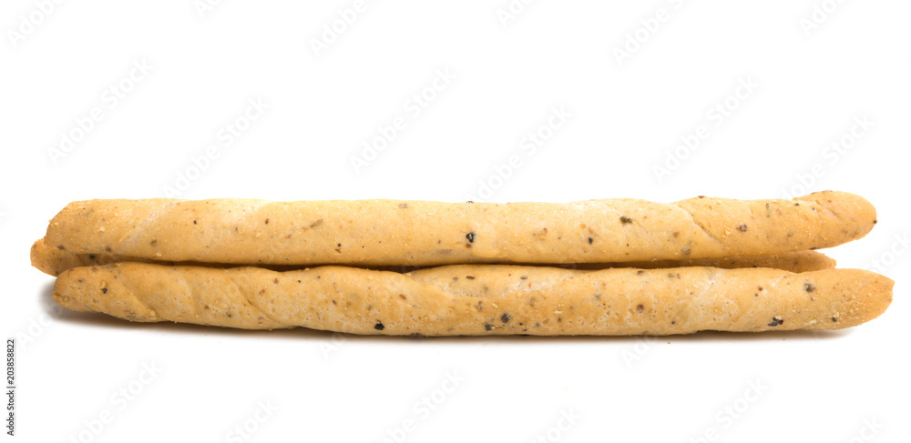 grissini with olives isolated grissini with olives isolated