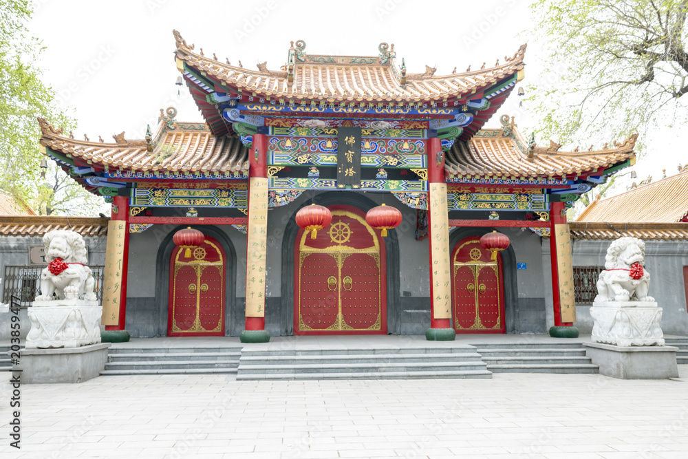 Fototapeta premium jilieSi temple day Harbin China, buddhist beautiful,