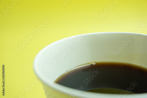  Close-up of the coffee.　コーヒーのクローズアップ
