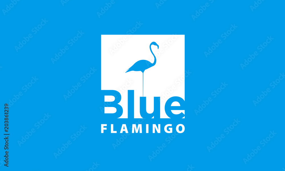 Blue Flamingo logo Blue Flamingo logo