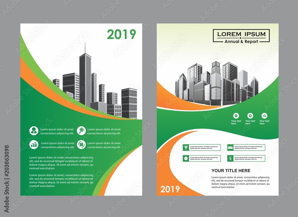 Fototapeta premium creative cover, layout, brochure, magazine, catalog, flyer for event 