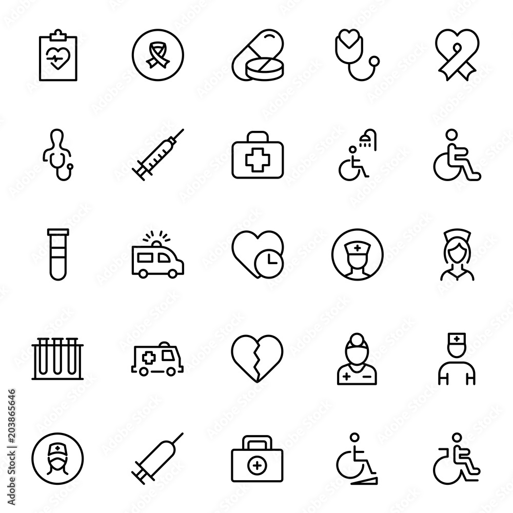 Fototapeta premium Cancer flat icon