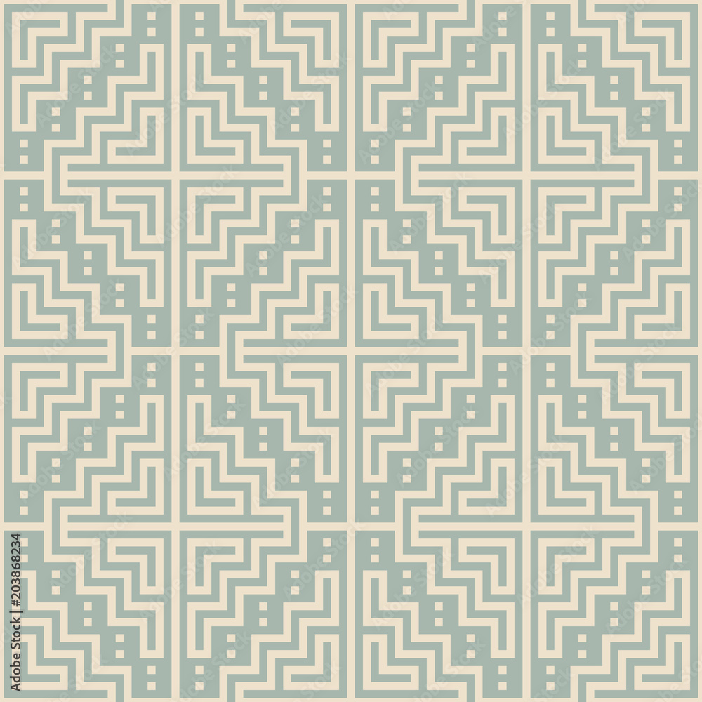 Antique seamless background Mosaic Pixel Square Geometry Cross Frame Antique seamless background Mosaic Pixel Square Geometry Cross Frame
