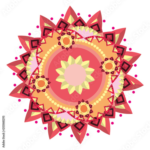 Fototapeta ornament mandala abstract decoration style