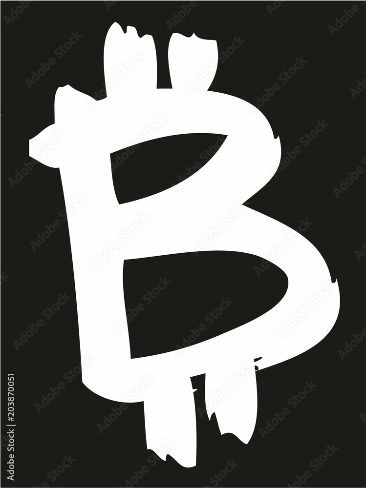 Pen Bitcoin Symbol Freehand Pattern & Background Element Set 01 Pen Bitcoin Symbol Freehand Pattern & Background Element Set 01