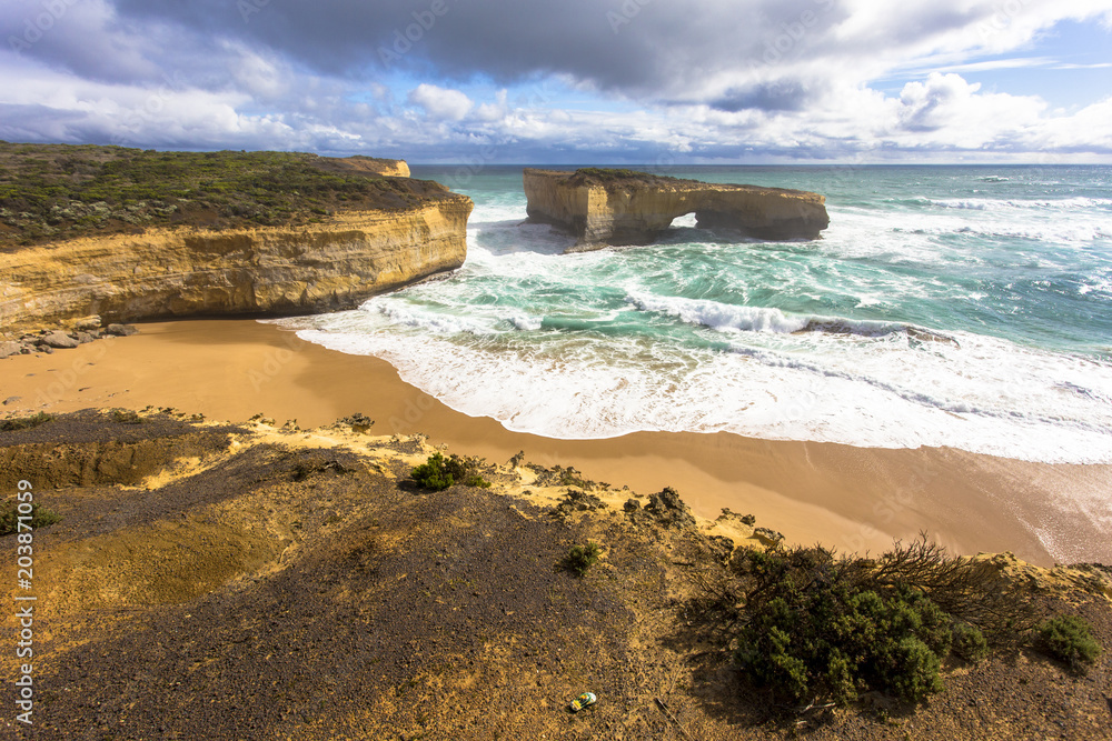 The London Bridge, Australia Great Ocean Road and surroundings sea oceans and cliff The London Bridge, Australia Great Ocean Road and surroundings sea oceans and cliff