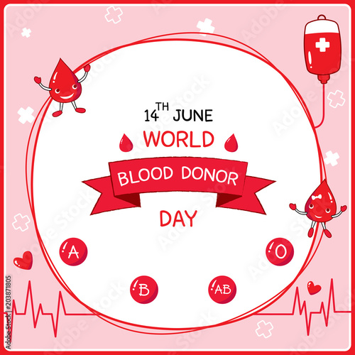 World Brood Donor Day poster cartoon