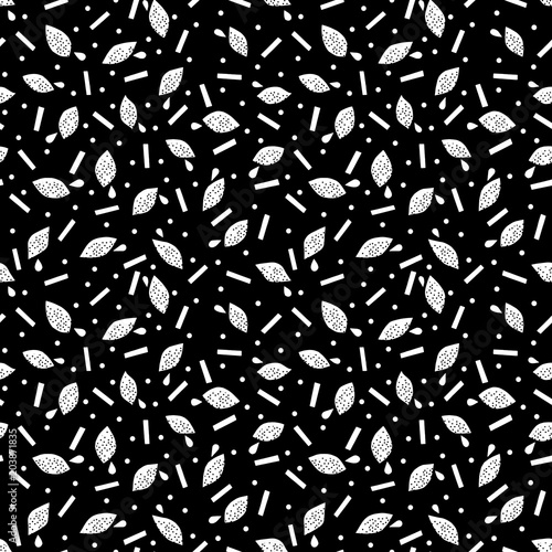 Lemon background. Seamless pattern.Vector. レモンのパターン