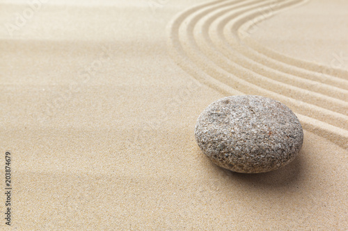 zen garden meditation stone background