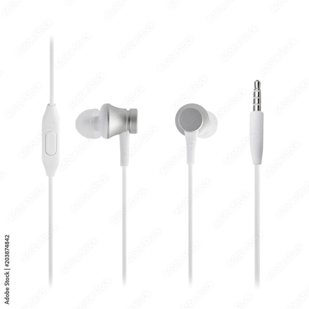 Headphones Isolated on a white