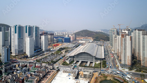 Kwangmyong Station is the KTX train station in Korea.