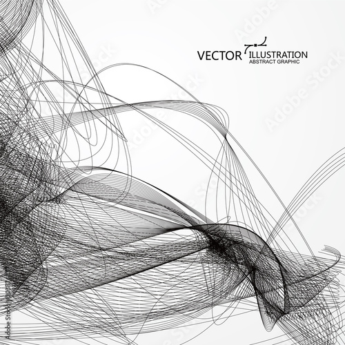 Streamline, abstract graphic design.