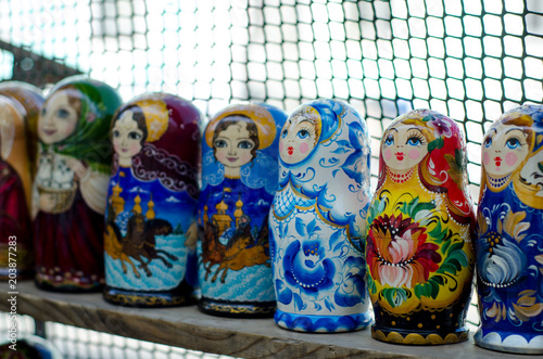 Nesting doll (matrioshka). photo