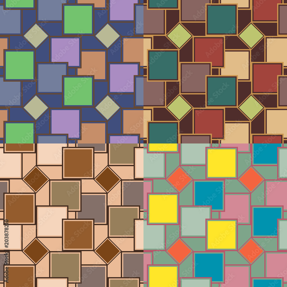 Set of vector seamless patterns Set of vector seamless patterns