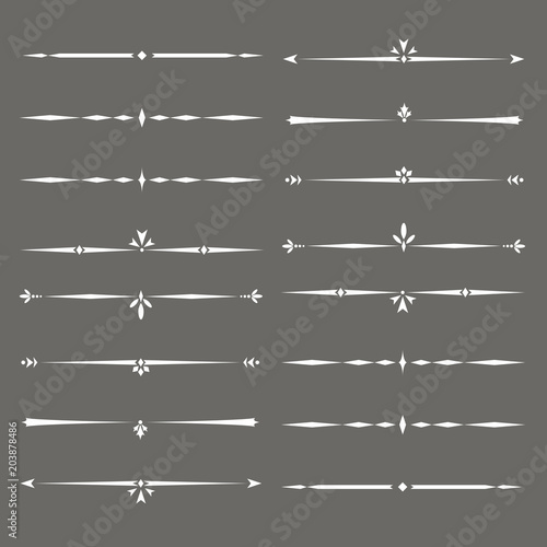 Ornamental borders and flourish corners, royal ornament swirls and vector vintage page dividers. Classical decoration elements illustration