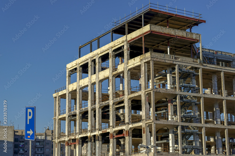 Building under construction Building under construction