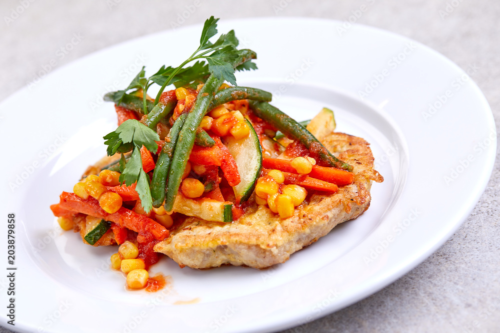 chicken with vegetables chicken with vegetables