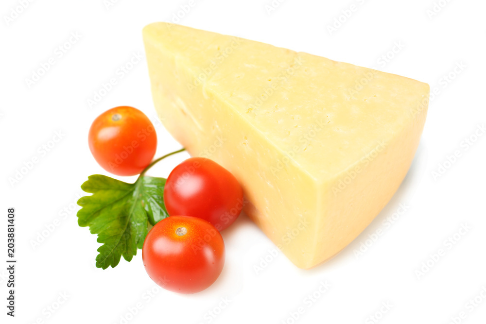 cheese with cherry tomatoes