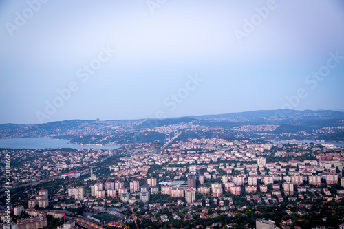 Istanbul from highest building in Europe