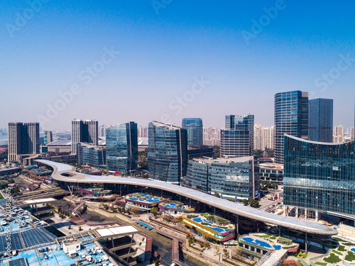 Aerial City Scenery photo
